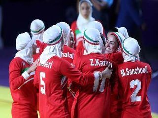 تیم زنان کبدی ایران طلایی شد