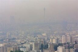 شاخص کیفیت هوای پایتخت در شرایط ناسالم برای گروه‌های حساس