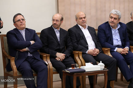 دیدار رییس‌جمهور و اعضای هیات دولت با مقام معظم رهبری 