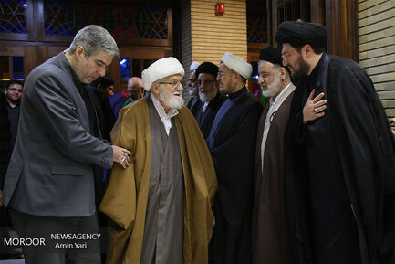 مراسم نکوداشت هاشمی شاهرودی در مسجد نور