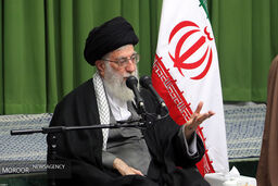 دیدار مسوولان، دست‌اندرکاران و خادمان راهیان نور با رهبر انقلاب