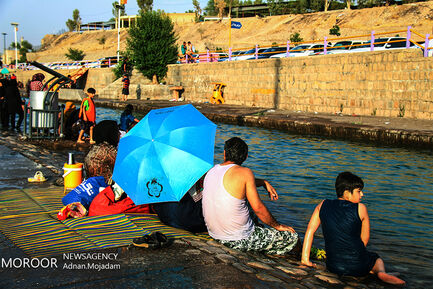 فرار از گرمای خوزستان