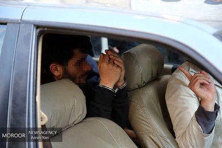 بازسازی صحنه جرم متهم تخریب اموال شهروندان
