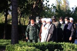 بازدید نماینده ولی فقیه در سپاه از پایگاه فتح هوانیروز سپاه