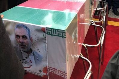 مراسم تشییع پیکر شهید حسن ایرلو برگزار شد