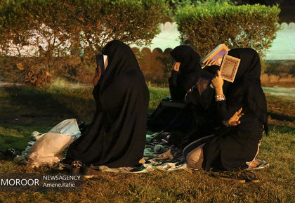 شب بیست و یکم ماه مبارک رمضان در جوار شهدای مدافع حرم اهواز