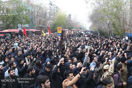 راهپیمایی هیات‌ های مذهبی در پی شهادت سردار سلیمانی