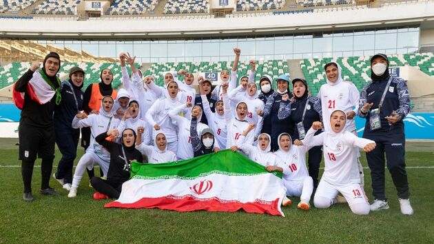 تمجید AFC از تیم ملی فوتبال زنان ایران برابر هند