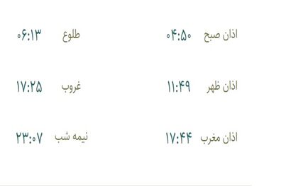 اوقات شرعی به افق تهران 26 مهر 1401/ ساعت طلوع و غروب خورشید مشخص شد
