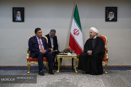دیدار رییس جمهور با رؤسای مجلس کشورهای اسلامی