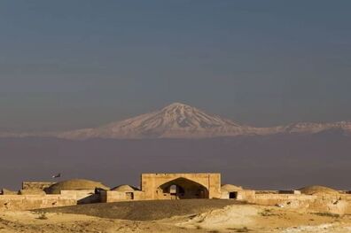  نمایی زیبا از قله دماوند +عکس