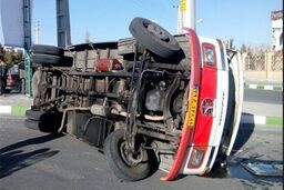 واژگونی مینی‏‎بوس حامل زائران ایرانی جان 4 زائر ایرانی را گرفت 
