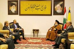 امیرعبداللهیان و سید حسن نصرالله دیدار کردند