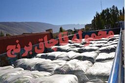 کشف بیش از یک میلیارد ریال برنج قاچاق در چهارمحال و بختیاری