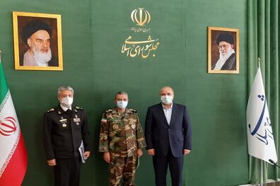 سرلشکر موسوی با رئیس مجلس شورای اسلامی دیدار کرد