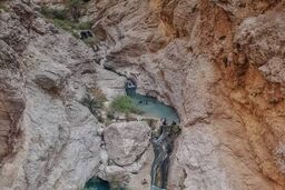 عکس/ تنگه زیبا بنو، لمزان در بندرلنگه
