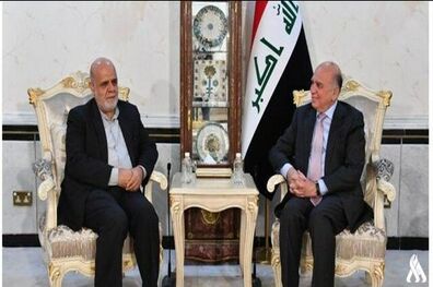 گزارشی از دیدار ایرج مسجدی با وزیران امورخارجه و بهداشت عراق
