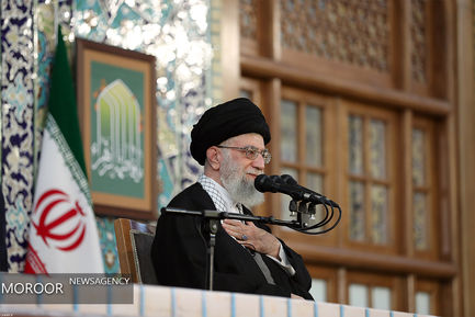 سخنرانی مقام معظم رهبری در اجتماع زائران و مجاوران حرم رضوی