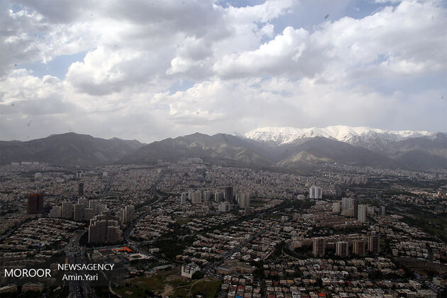 آخرین وضعیت کیفی هوای تهران 10 خرداد 98