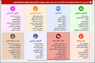 تعدادی سایت و کانال متخلف فیلتر شدند