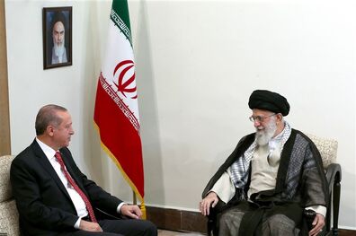 اردوغان با رهبر معظم انقلاب اسلامی دیدار کرد