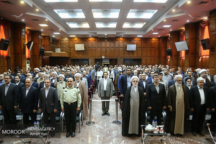 تکریم و معارفه رییس کل دادگستری استان تهران