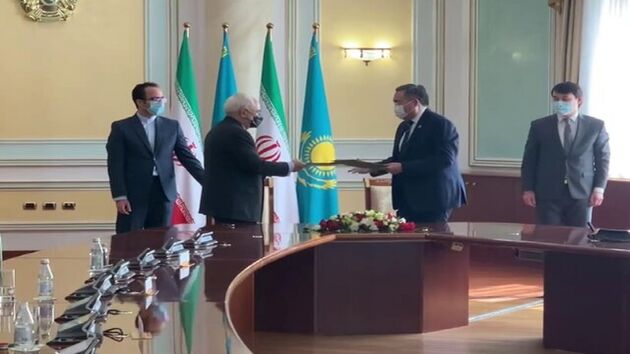 برنامه همکاری میان وزارت خارجه جمهوری ایران و قزاقستان امضا شد