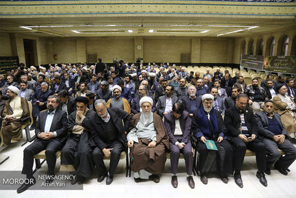 مراسم نکوداشت هاشمی شاهرودی در مسجد نور