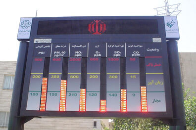 شرایط کیفی هوا تهران در وضعیت سالم