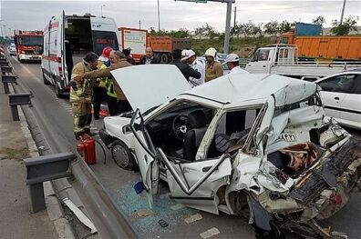 58 درصد از تصادفات فوتی ما در بزرگراه‌ها اتفاق می افتد