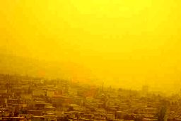 ریزگردها هوای ایلام را برای دومین روز متوالی در وضعیت هشدار قرار داد
