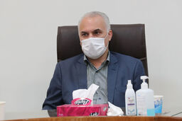 دیدار معاون منابع انسانی بانک با جمعی از همکاران آزاده