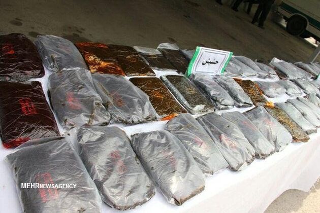 بیشترین میزان مواد مخدر در جاده های ارتباطی کشف شد