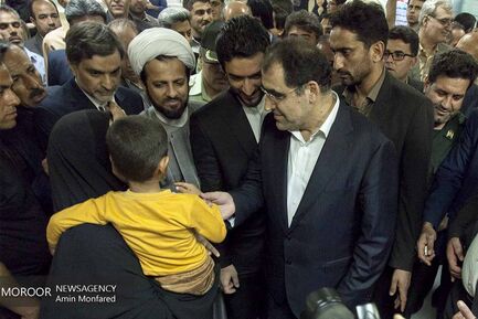 افتتاح طرح توسعه بیمارستان امام خمینی کنگان
