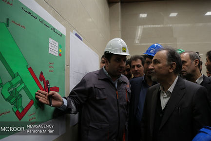 بازدید محمدعلی نجفی شهردار تهران از خط ۶ و ۷ مترو