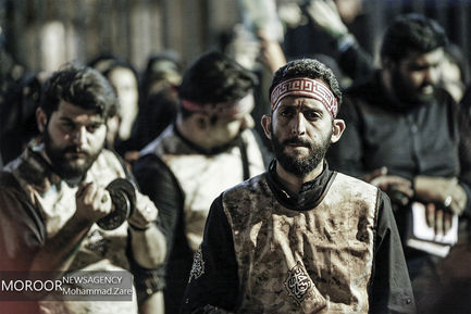 مراسم عزاداری شب عاشورای حسینی در هییت هنر