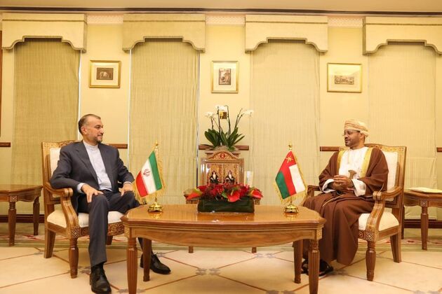 دیدار امیرعبداللهیان با وزیر امور خارجه سلطنت عمان