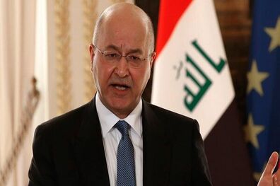 «برهم صالح» به توافق میان آمریکا و عراق واکنش نشان داد