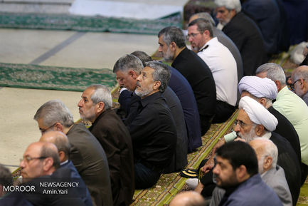 آخرین نماز جمعه تهران در ماه مبارک رمضان همزمان با روز جهانی قدس به امامت حجت الاسلام سید احمد خاتمی