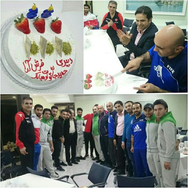 توضیح نظری درباره جشن تولد عجیب شب قبل از بازی!