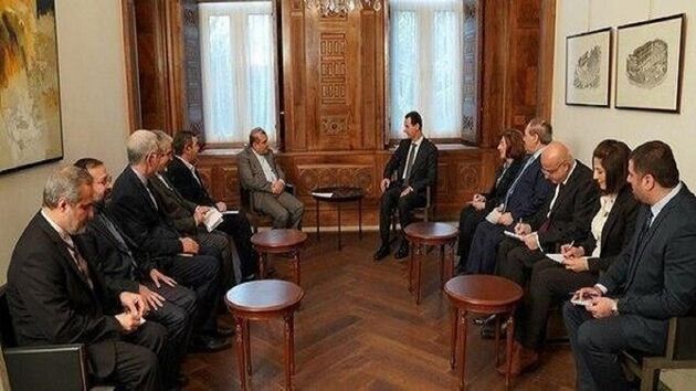دستیار ارشد ظریف با بشار اسد در دمشق دیدار کرد