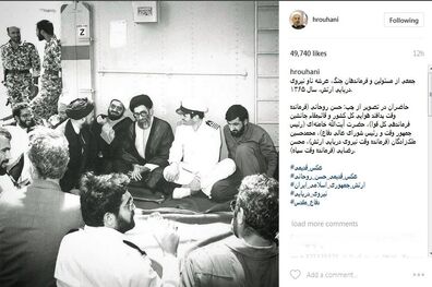 تصویر قدیمی از رئیس‌جمهور و رهبر انقلاب بر عرشه ناو نیروی دریایی ارتش