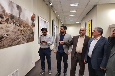 محسن هاشمی از نمایشگاه «نگار مکتب­‌خانه» بازدید کرد 