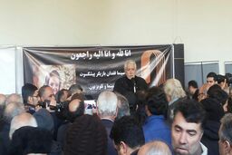 پیکر شهلا ریاحی تشییع شد