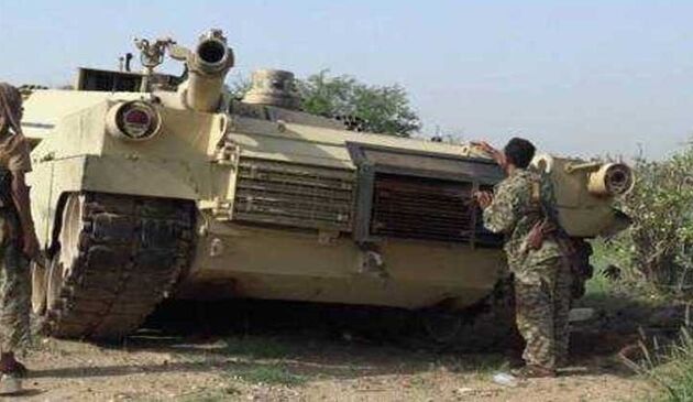 انهدام زرهپوش مزدوران سعودی در تعز