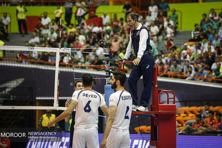 دیدار تیم‌های ملی ایران و بلژیک در لیگ جهانی والیبال