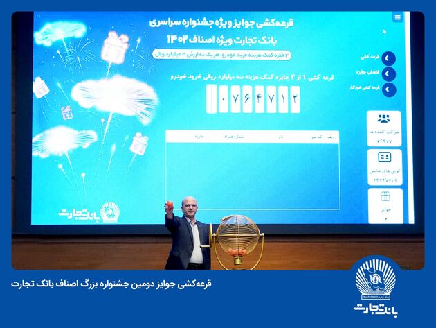 برندگان دومین جشنواره بزرگ اصناف بانک تجارت معرفی شدند
