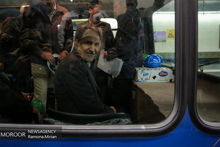 بازدید محمدعلی نجفی شهردار تهران از خط ۶ و ۷ مترو