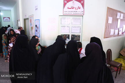 کاروان سلامت هلال احمر در مناطق محروم سیستان و بلوچستان