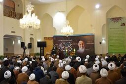 مراسم ارتحال عالم ربانی آیت الله صالحی در حرم مطهر رضوی برگزار شد